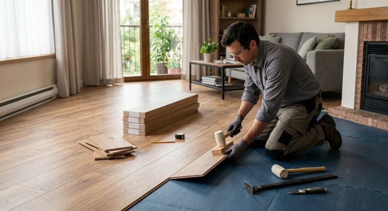 Laminate Floor Installation in Bastrop County, TX