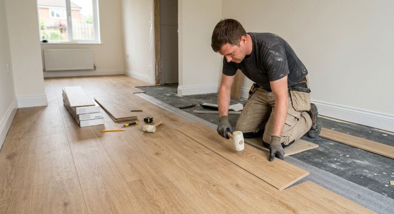 Linoleum Floor Installation in Dime Box, TX