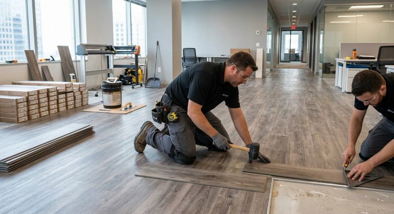 Linoleum Floor Installation in Dime Box, TX