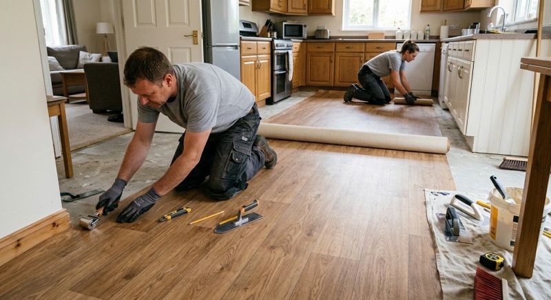 Linoleum Floor Installation in Bastrop, TX