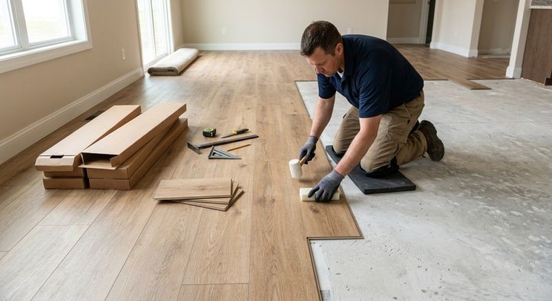 Luxury Vinyl Tile Installation in Cedar Creek, TX