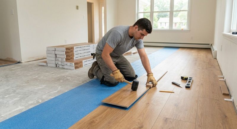 Lvt Flooring Installation in Cedar Creek, TX