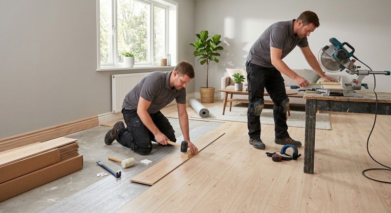 Plank Laminate Installation in Bastrop, TX