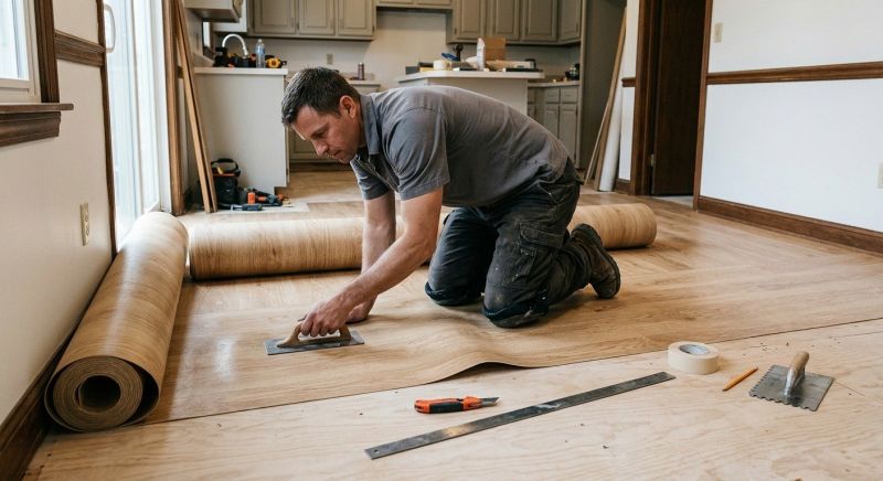 Sheet Flooring Installation in Smithville, TX
