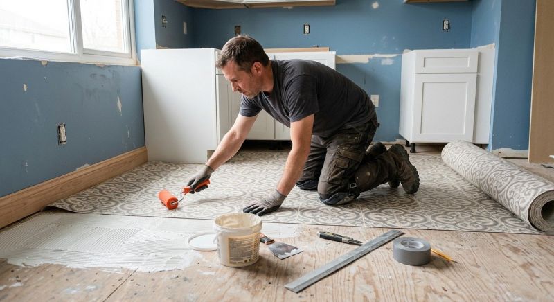 Sheet Vinyl Installation in Lexington, TX