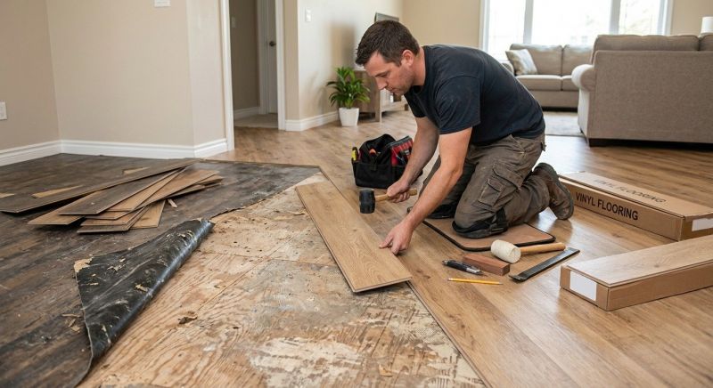 Vinyl Flooring Installation in Cedar Creek, TX