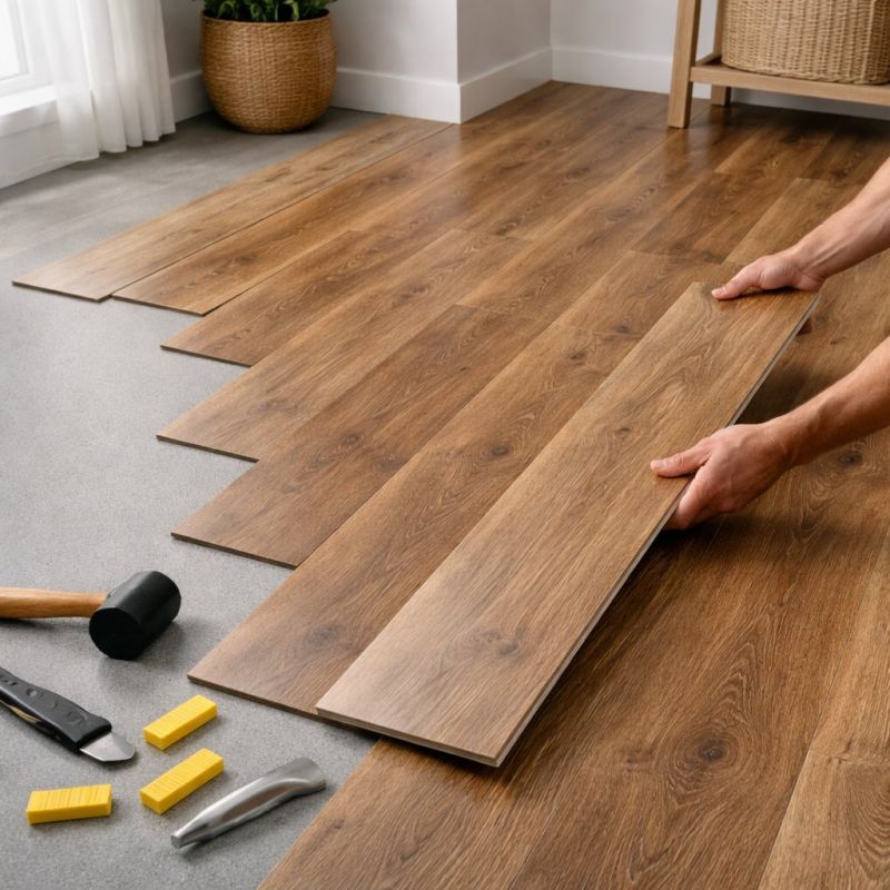Vinyl Plank Floor Installation in Bastrop, TX