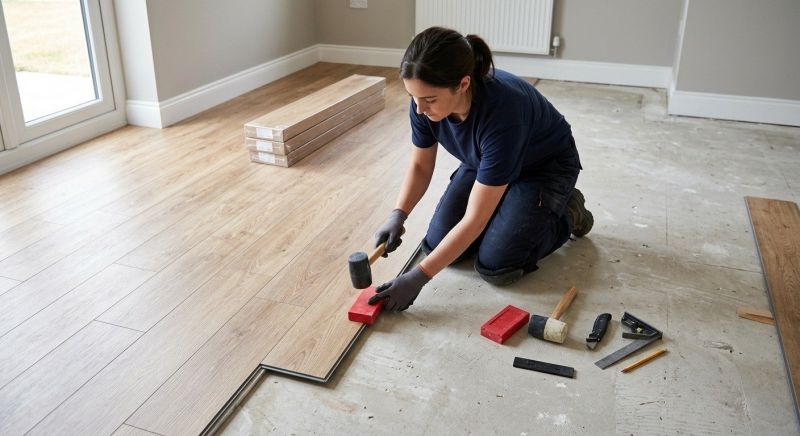 Vinyl Plank Floor Installation in Bastrop, TX
