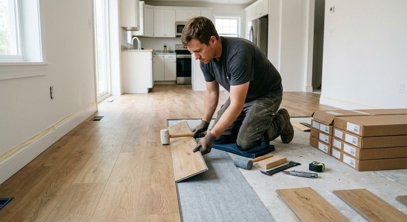 Vinyl Plank Floor Installation in Bastrop, TX